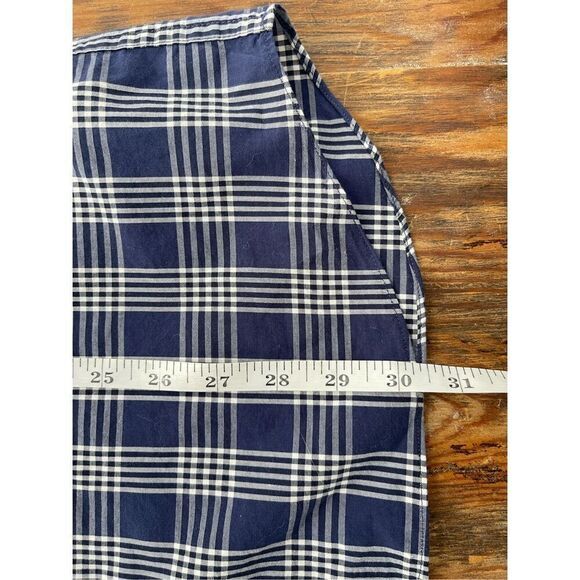 J. Crew Men's Plaid Flex‎ Washed Slim Button Down Shirt Blue White Large NWT - Picture 4 of 6